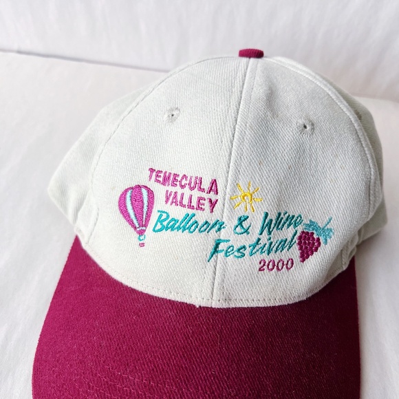 Vintage Y2K Temecula Valley Balloon & Wine Festival 2000 Hat - Picture 2 of 6